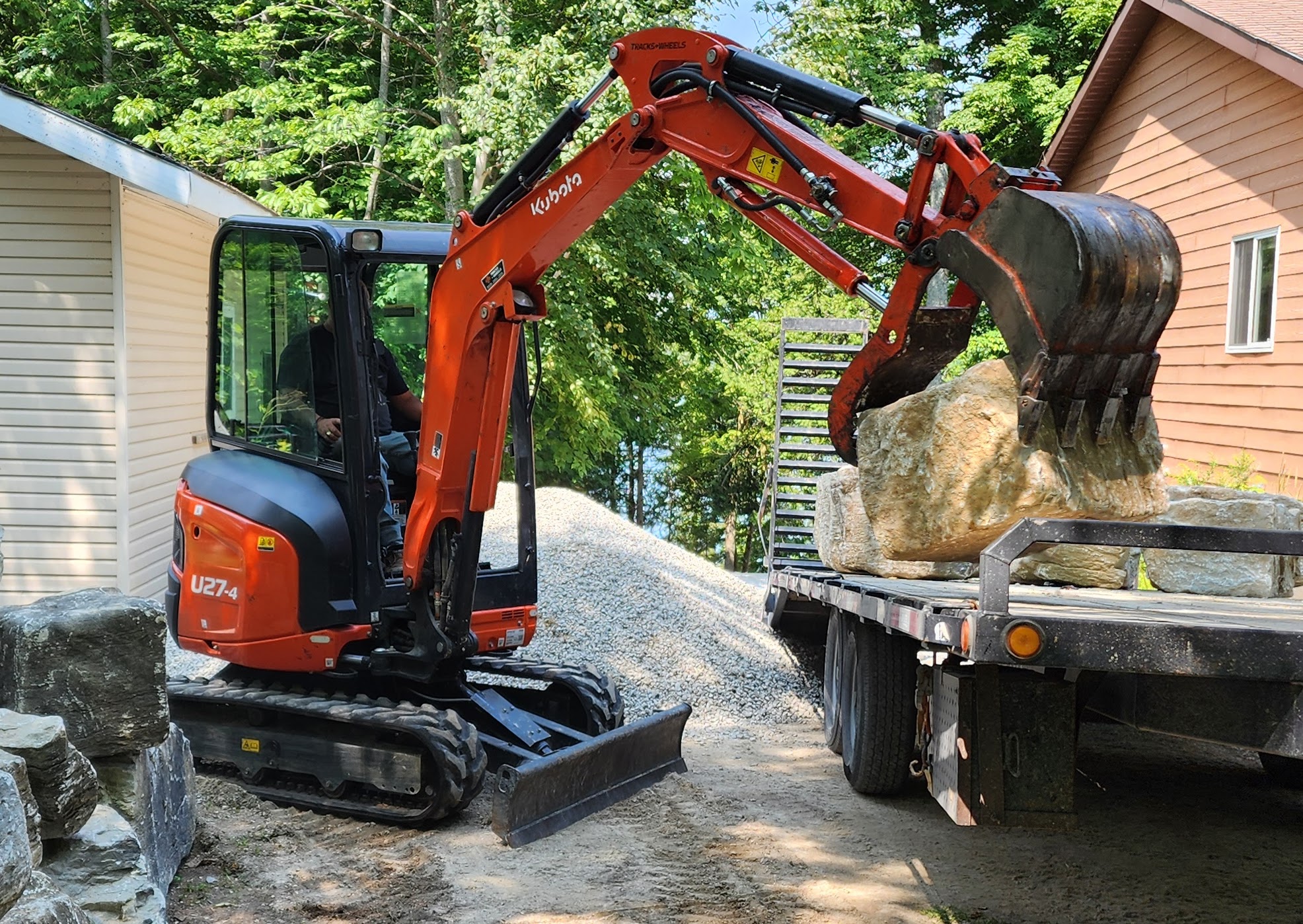 kubota mini excavator for rent manitoulin